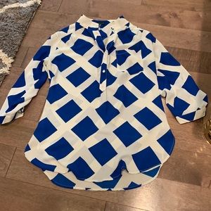 Geometric Printed Blose